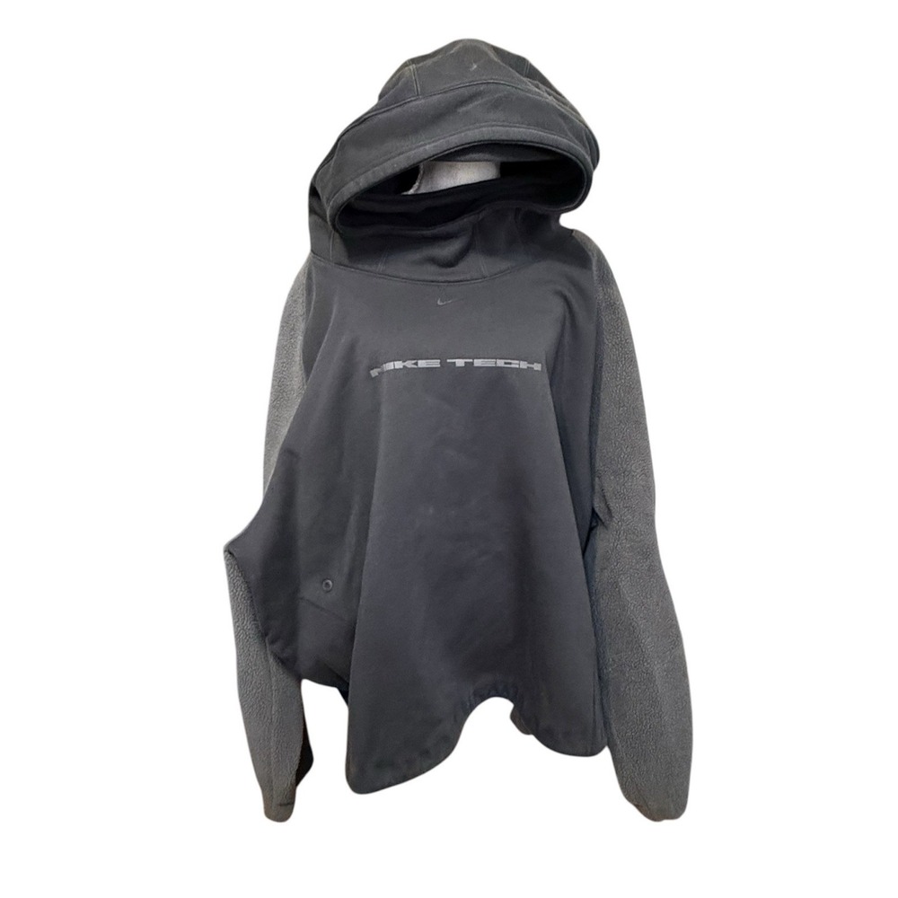 Nike Tech Boreas Oversized Hoodie Black Anthracite IB3363-010 MENS 3Xl